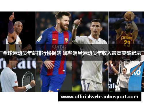 全球运动员年薪排行榜揭晓 哪些明星运动员年收入最高突破纪录